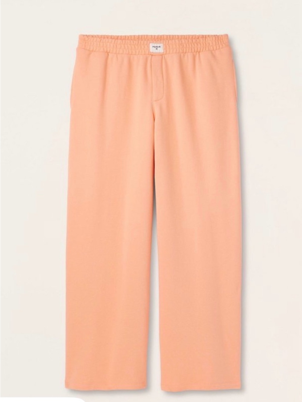 Parker Peach-Orange Elastic Waist Pants